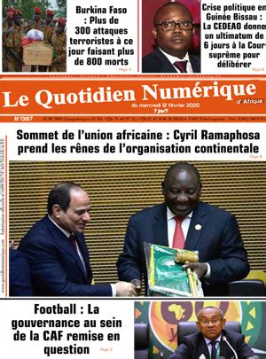 Revue De Presse Mali Du Mand Infos