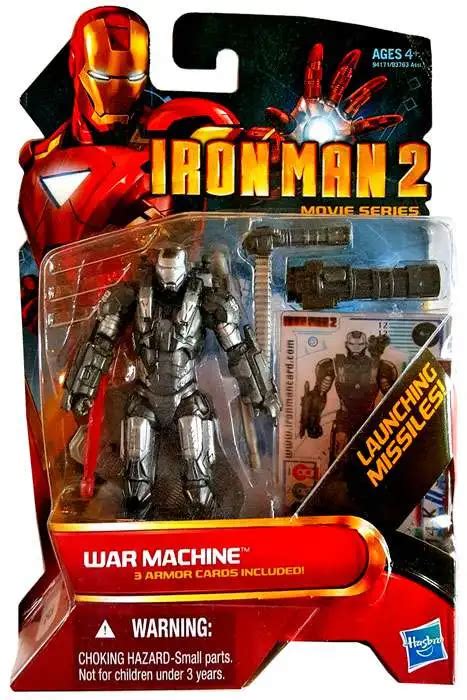 Iron Man 2 Movie Series War Machine 4 Action Figure 12 Hasbro Toys - ToyWiz