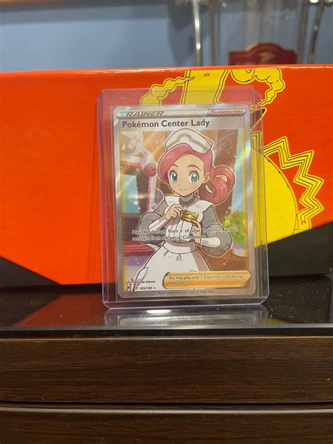 Pokemon Center Lady Full Art Vivid Voltage Hobbies Toys