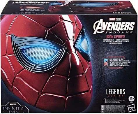 Marvel Legends Iron Spider Helmet Wearable Life Size Replica Up For