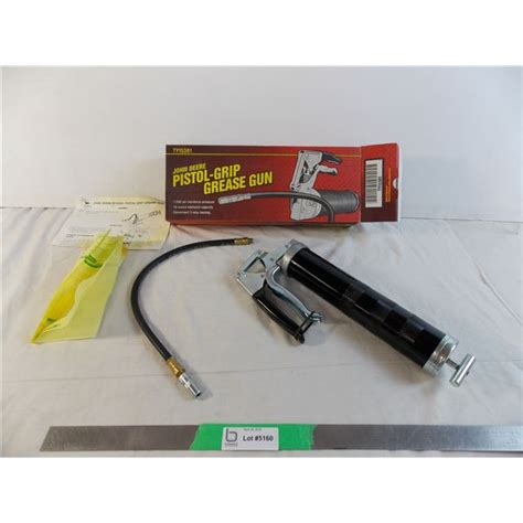 John Deere Pistol Grip Grease Gun In Box Bodnarus Auctioneering