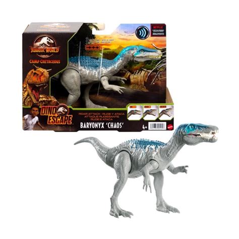 Boneco Dinossauro Som Baryonyx Chaos Ruge E Ataca Jurassic World