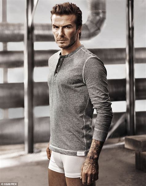 David Beckham Strips Off For Latest Handm Underwear Campaign Daily Mail Online