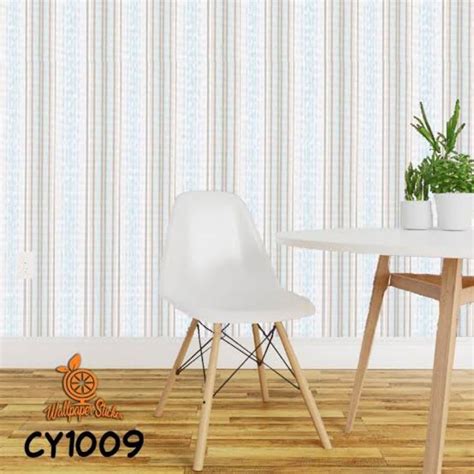 Jual Wallpaper Sticker Dinding Motif Garis Ukuran 10m X 45cm Shopee