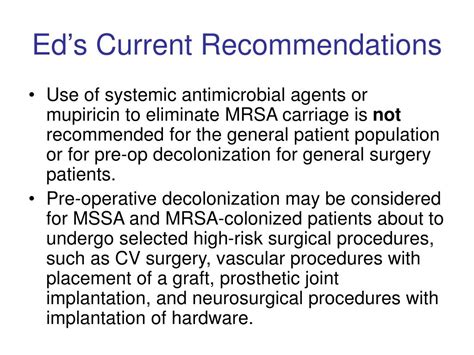 Ppt Colonization And Decolonization Of Mrsa Powerpoint Presentation