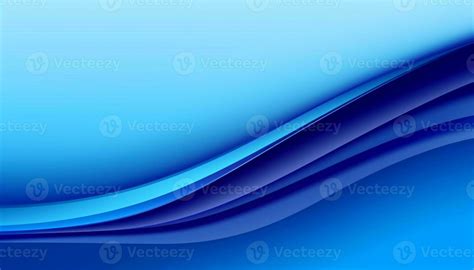 Smooth Blue Wave Pattern Backdrop Modern Abstract Computer Graphic