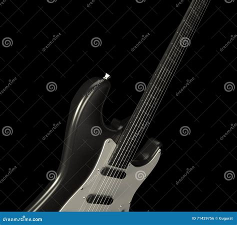 Musical Preto E Branco Da Guitarra El Trica Foto De Stock Imagem De