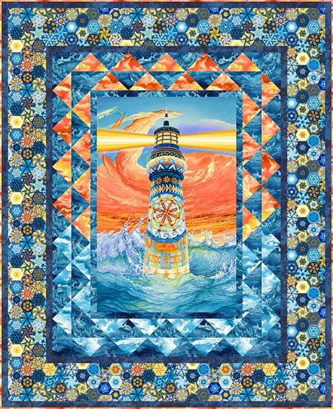 Free EQuilter Pattern Lighthouse Wonder Panel Quilt Patterns Quilt