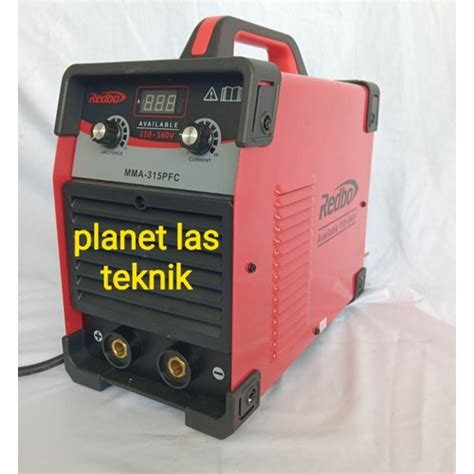 Jual Mesin Las Mma 315 Pfc Redbo MESIN LAS INVERTER MMA 315PFC Mesin