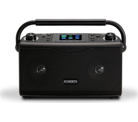 Buy Roberts Stream217 Portable Dab Fm Clock Radio Black Free Delivery Currys