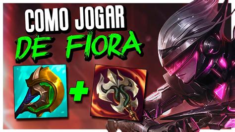 COMO JOGAR DE FIORA NA PREASEASON RUNAS AS MELHORES BUILDS E MAIS