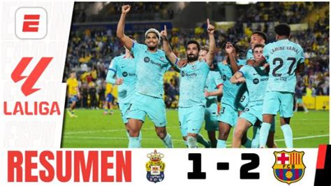 Barcelona 2 1 Las Palmas 4 De Ene 2024 Resultado Final ESPN MX