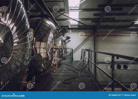 Industrial Interior of an Alcohol Factory Stock Image - Image of ...