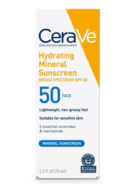 Best Cerave Hydrating Mineral Tinted Sunscreen Price And Reviews In
