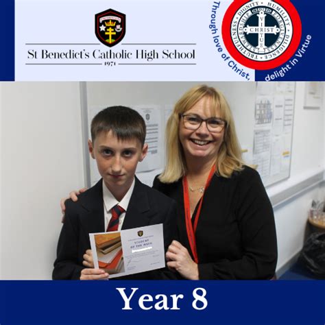 Student Of The Week 9th October St Benedicts School