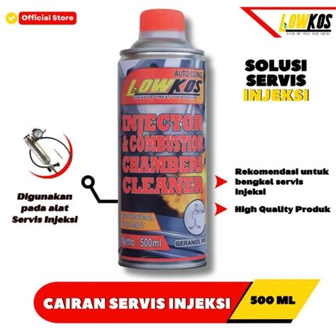 Jual LOWKOS Cairan Infus Injeksi Motor Dan Mobil 500ml Pembersih