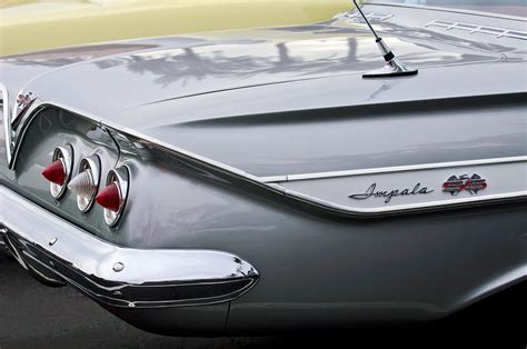 1961 Chevrolet Impala Ss Taillight Emblem Photograph By Jill Reger Pixels