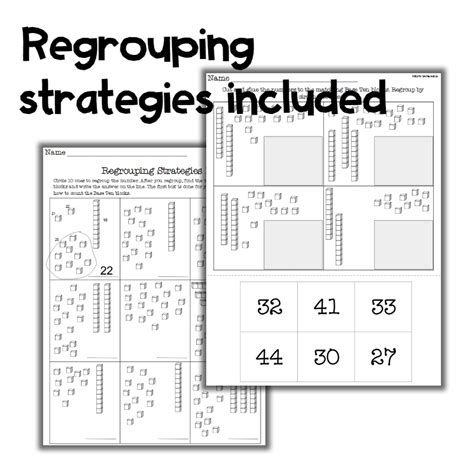 Place Value Counting Comparing Regrouping Base 10 Blocks Ones And Tens Made By Teachers