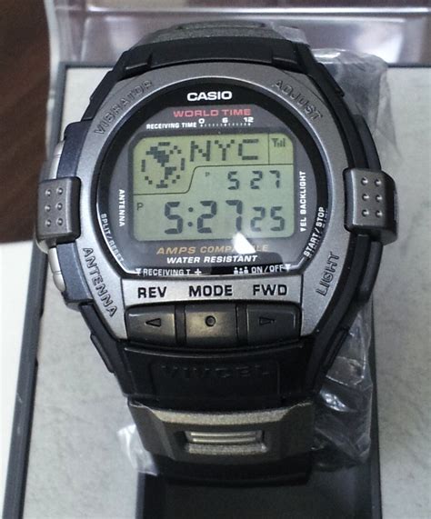 Casio Rare Vintage Cell Phone Vibration World Time Alarm Vivcel Watch