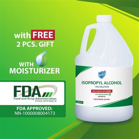 70% ISOPROPYL ALCOHOL DISINFECTANT ANTISEPTIC 1 GALLON | Shopee Philippines