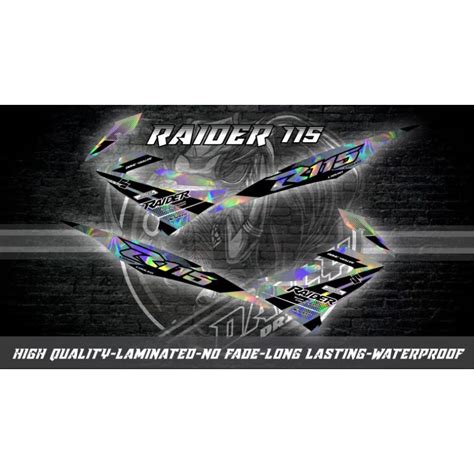 Suzuki Raider J Fi Decal Sticker New Design Shopee Philippines