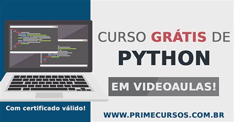 Curso De Programa O Em Python Online Gr Tis Prime Cursos