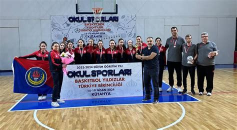 Yıldız Kız Basketbol Takımımız Türkiye 4 sü Oldu TED ANKARA KOLEJİ