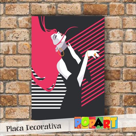 Placa Decorativa Pop Art Elo Produtos Especiais