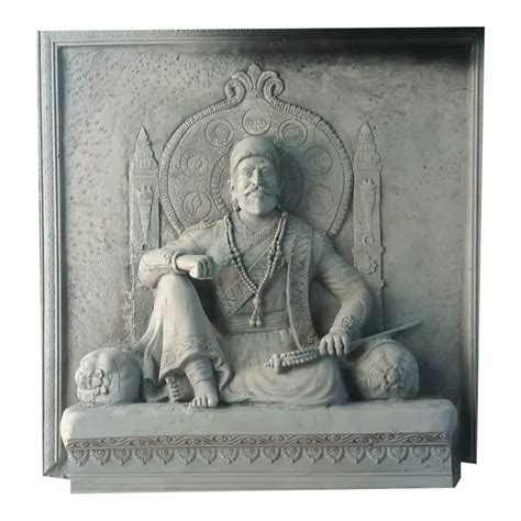 Grey Frp Chhatrapati Shivaji Maharaj Statue For Decoration At