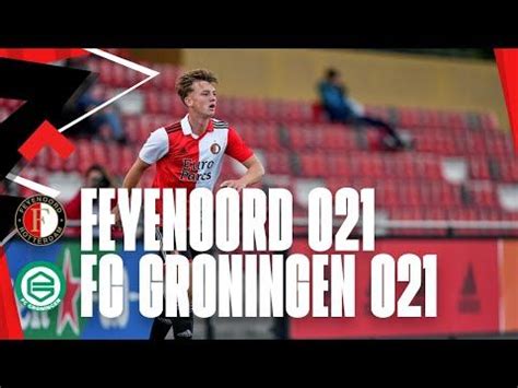 Samenvatting Feyenoord O21 FC Groningen O21 Online FR12 Nl