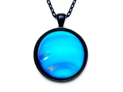 Neptune Pendant Neptune Necklace Neptune Jewelry Galaxy