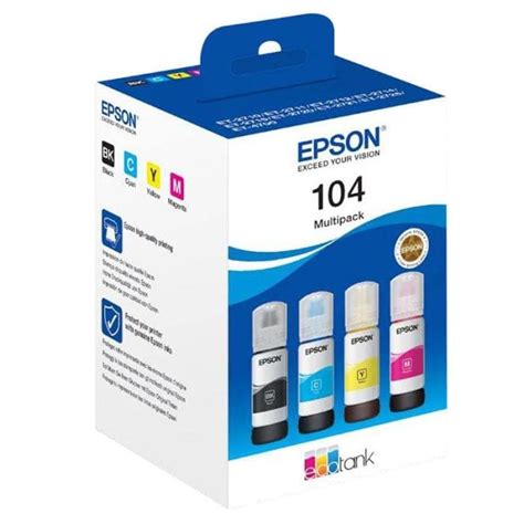 EPSON 104 MultiPack 4 couleurs Cyan Magenta Jaune Noir Electro Dépôt