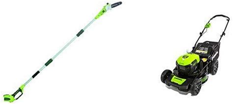 Greenworks 8 40v Cordless Pole Saw Battery Not Included 20302 With 20 Inch 40v