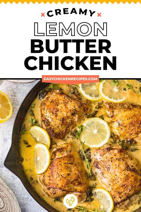 Lemon Butter Chicken Recipe Creamy Easy Chicken Recipes Video