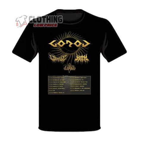 Gorod Tour Merch Gorod Tour Dates And Tickets T Shirt Check