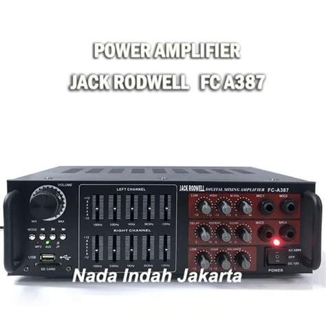 Jual Power Amplifier Jack Rodwell Fc Ampli Fc A Di Lapak Nada