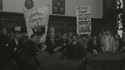 RtÉ Archives Politics Housing Protest At Derry Guildhall