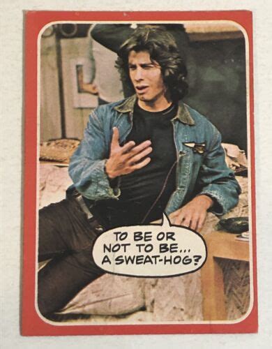 Welcome Back Kotter Trading Card 1976 9 John Travolta EBay