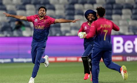 Uae Knock Namibia Out Of T World Cup