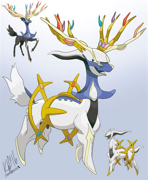 Xerneas and Arceus Fusion by HonexDrawsCrap on DeviantArt