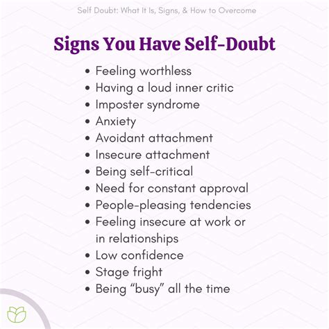 Ways To Overcome Self Doubt