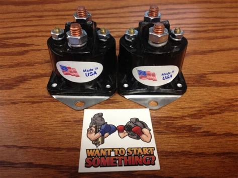 NEW WINCH SOLENOIDS for WARN 12 VOLT HEAVY DUTY 28396 Solenoid 72631 4 FOUR nuntiusbrokers.com