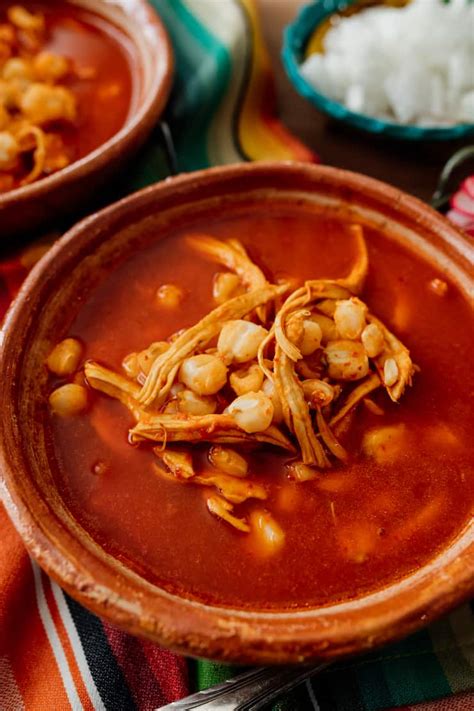 Red Chicken Pozole Recipe Muy Bueno