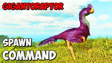 Gigantoraptor Ark Ascended Spawn Command How To Summon Gigantoraptor