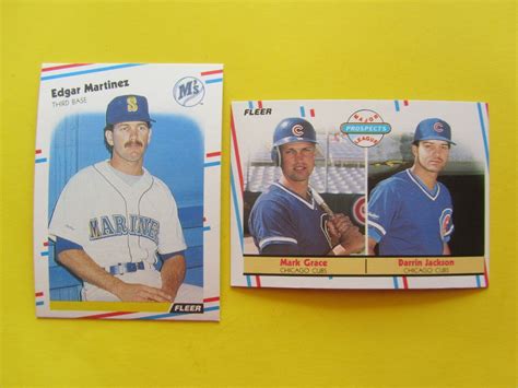 Fleer Baseball Complete Set Nr Mint Martinez Glavine Grace Rc