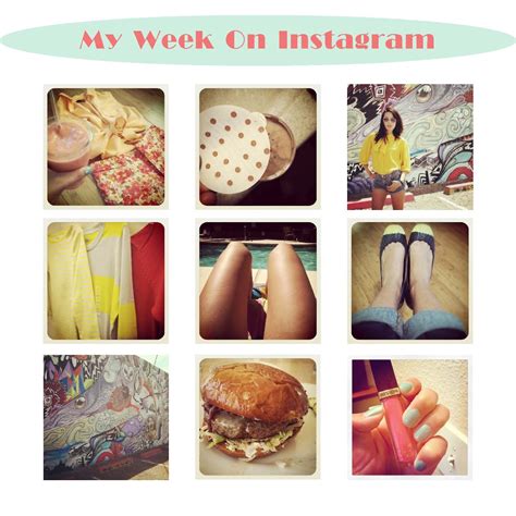 My Week According To…