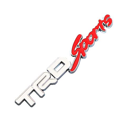 Sieece Metal Trd Sports Car Side Trunk Emblem Badge Sticker Auto