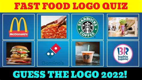 Fast Food Logo Quiz 2022 | Can You Guess the Fast Food Logo's? in 2022 ...