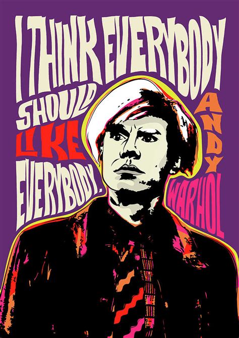 Pop Art Style Portrait of Andy Warhol ISO Digital Art by BONB Creative ...