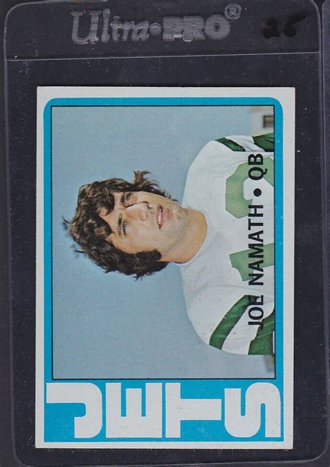 1972 TOPPS 100 JOE NAMATH EXMT 201849 EBay